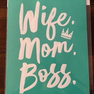 Chalk Couture - Wife. Mom. Boss - Retired transfer